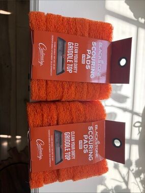 Blackstone Bright Orange Grill Scouring Pads -